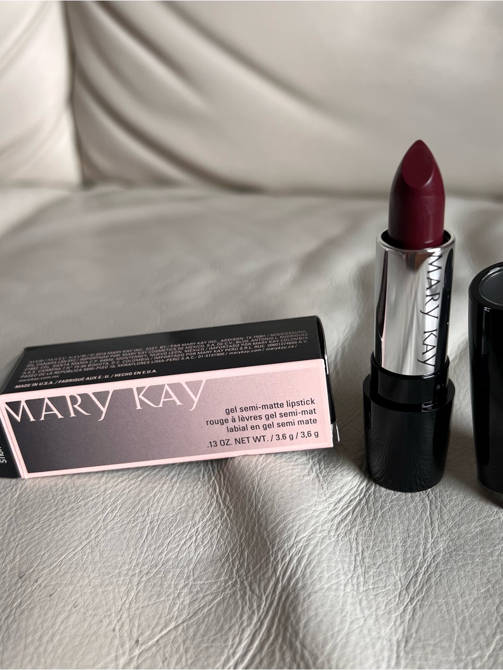 Mary Kay Gel Semi-Matte Lipstick Berry Famous Made in USA